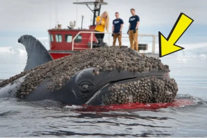 A humpback Whale was successfully rescued by a rescue team