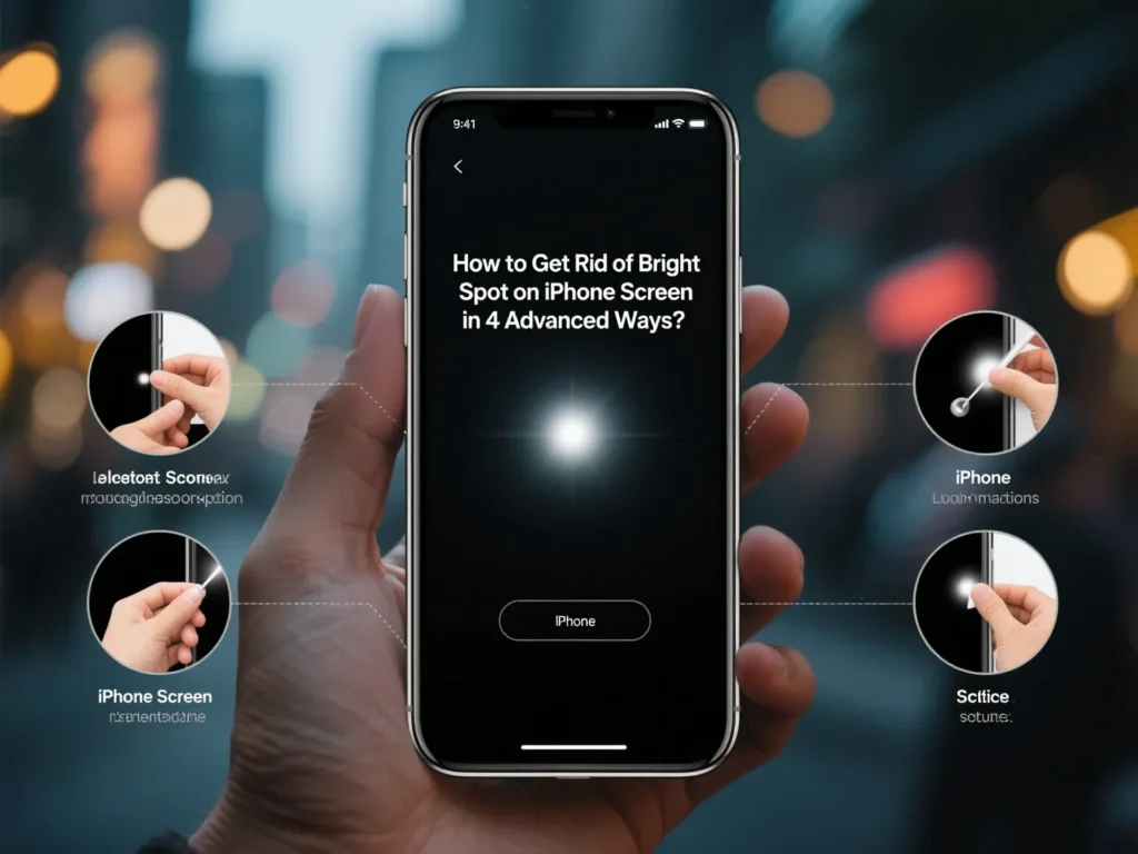 How To Get Rid of Bright Spot on iPhone Screen in 4 Advanced Ways?