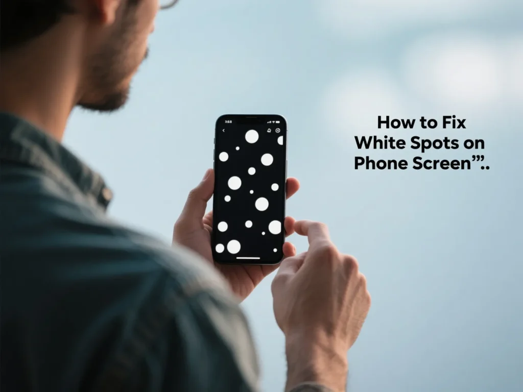 How to Fix White Spots on Screen Phone